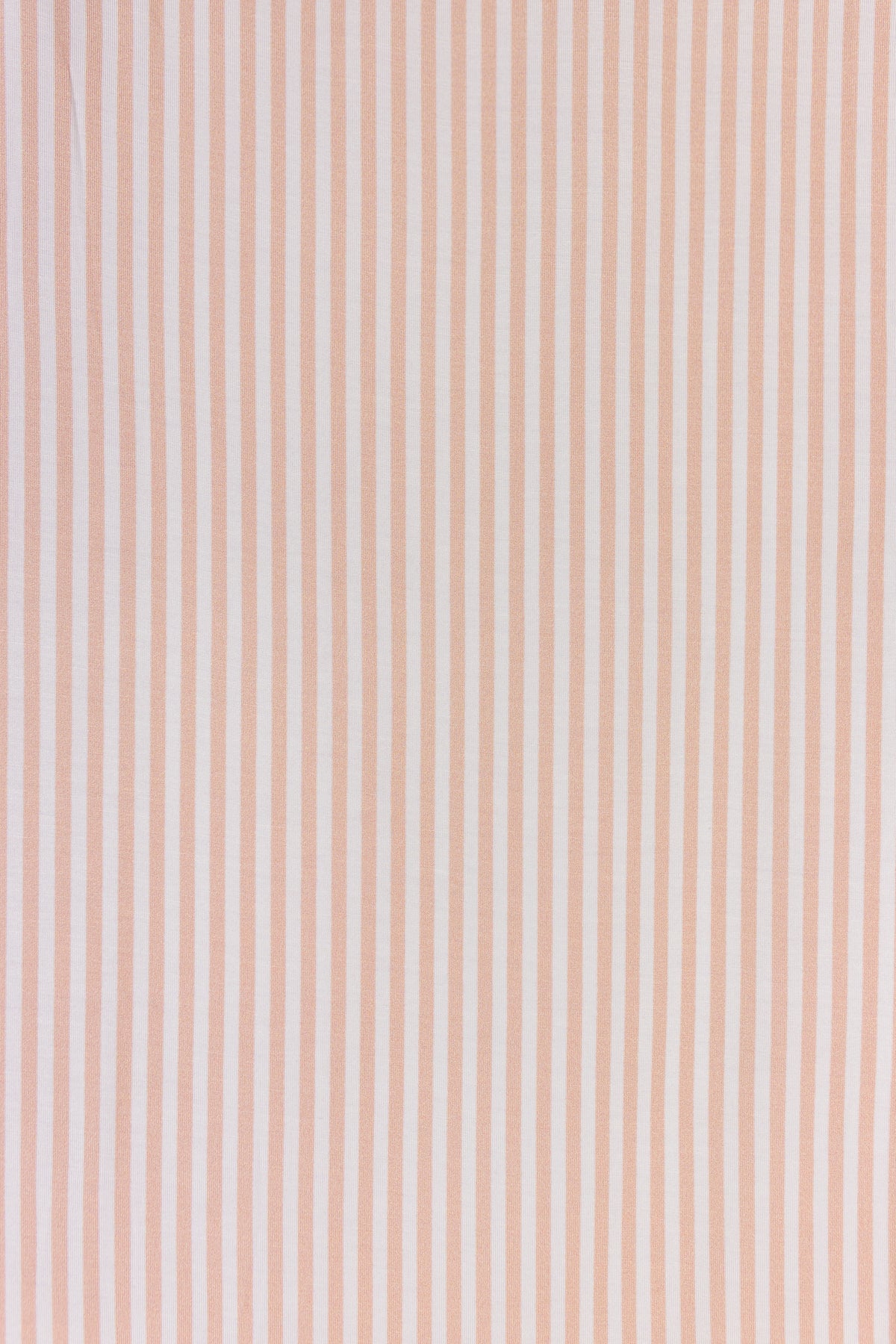 Soft pink and ivory vertical stripes form a simple, repeating pattern on the heritage / swaddle, giving it a clean and gentle appearance.